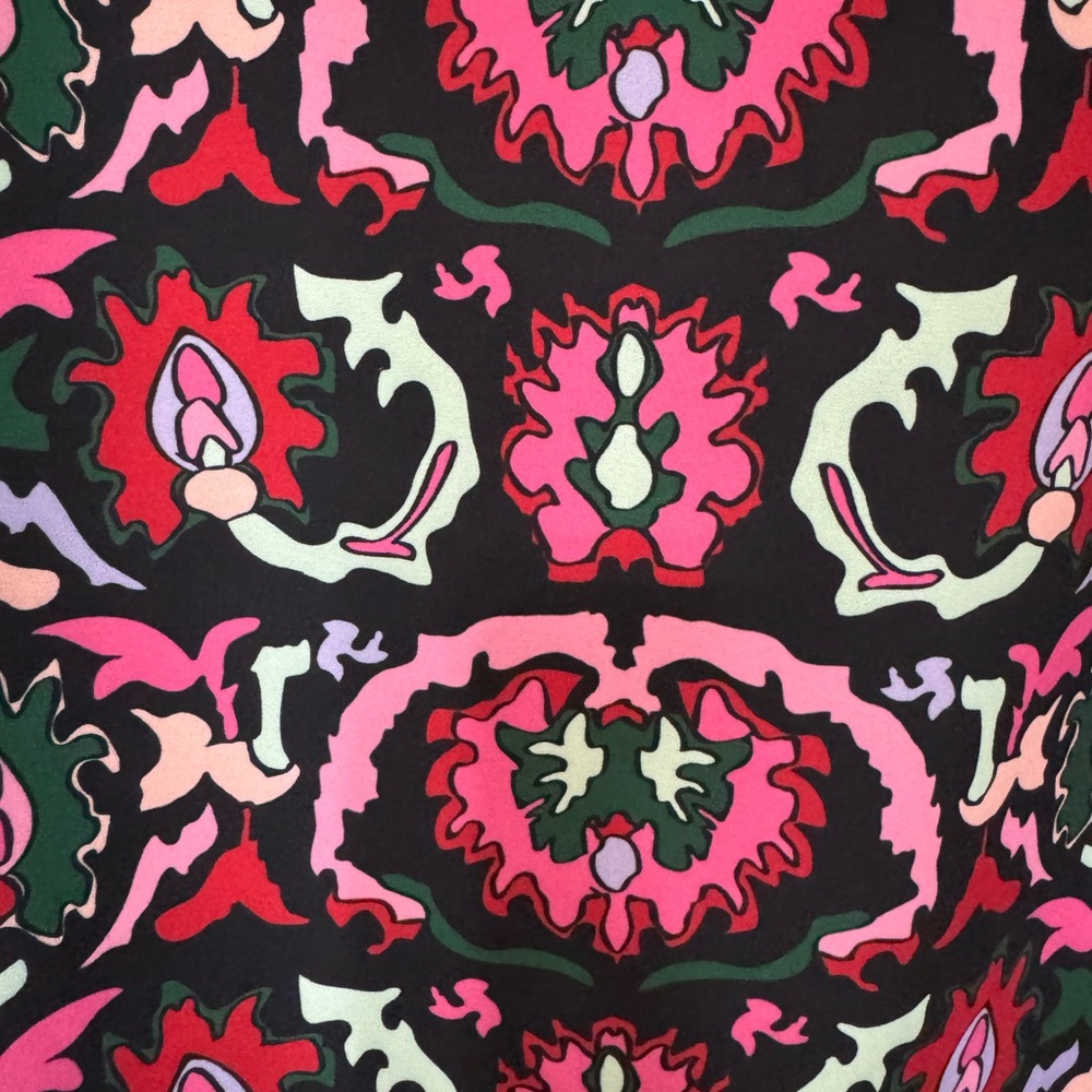 CROSBY by Mollie Burch Black and Pink Floral Blouse - Picture 4 of 4